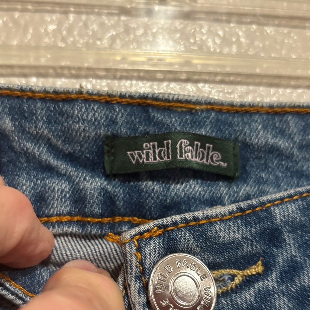 Wild Fable High-Waisted Flare Jeans in Denim Blue - Picture 3 of 6